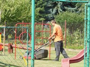 Práce na školní zahradě